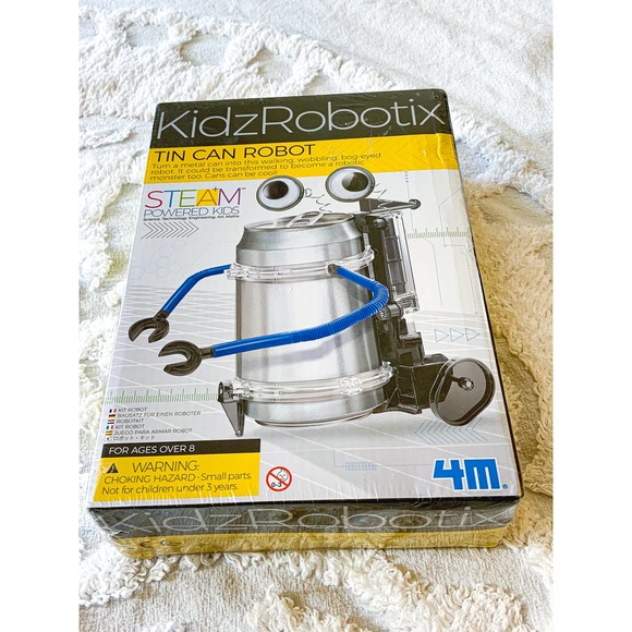 KidsRobotix Tin Can Robot - Educational Robot Building Kit - New in Box - Picture 3 of 5